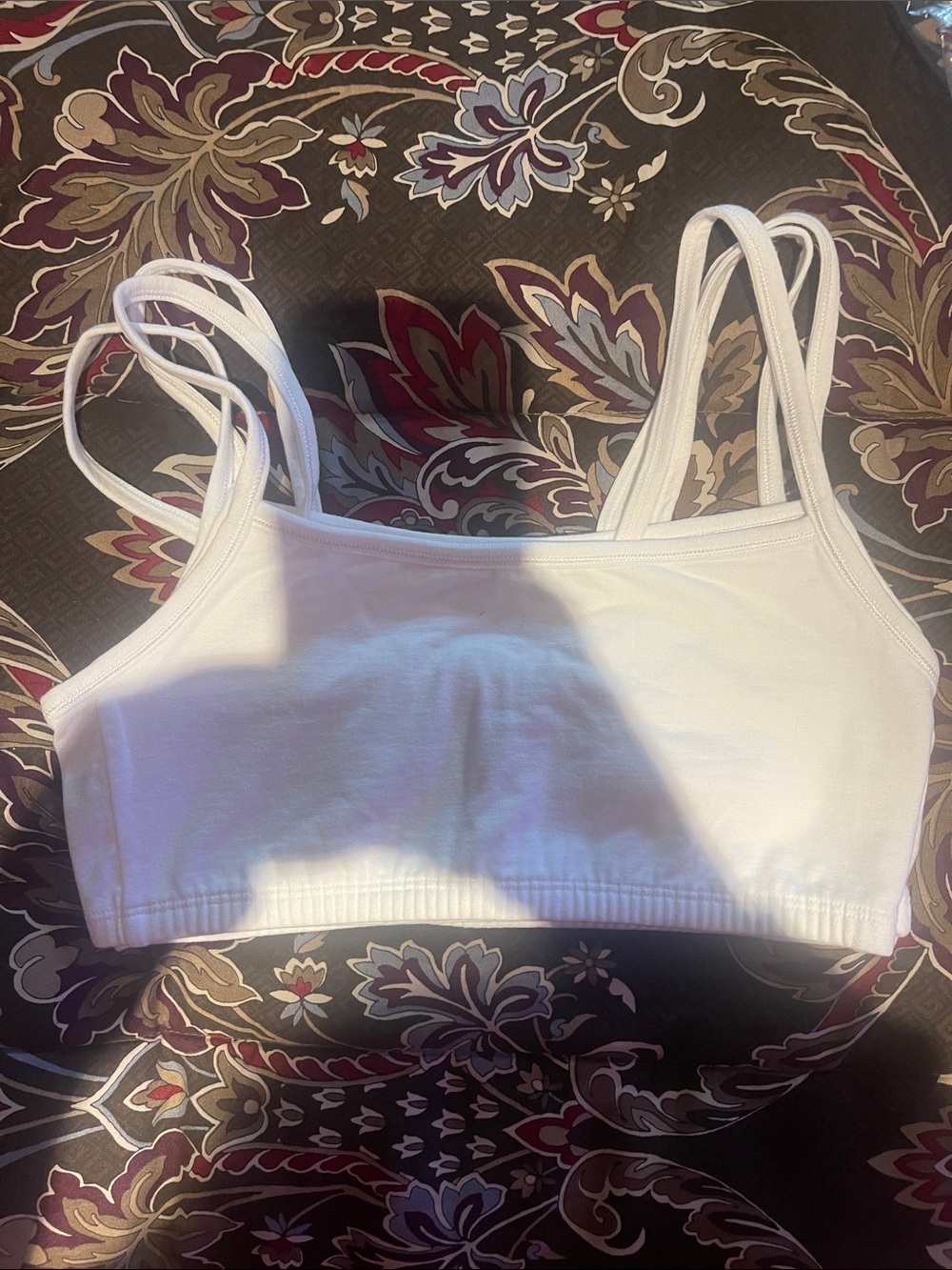 White Double-Strap Bralette 3 pack